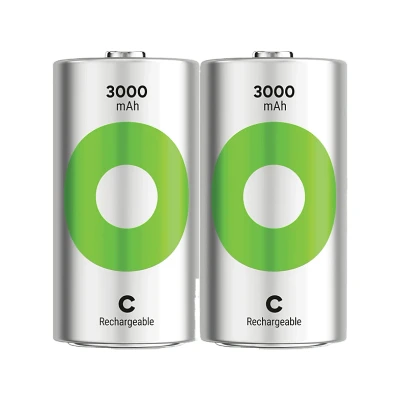 Image de GP Batteries Pile C Recyko 3000 Mah 1.2v 2 Pièces (gprck300c697c2)