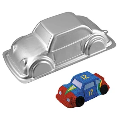Afbeelding van 3D aluminium cakevorm auto vorm bakvorm doe het zelf verjaardag keuken taart benodigdheden