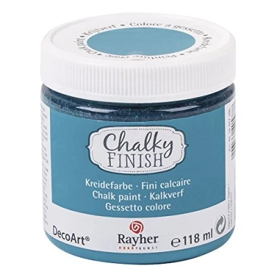 Image de Peinture craie bleu lagon Chalky Finish Rayher