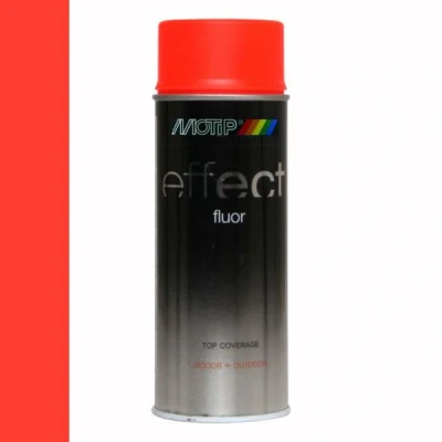 Afbeelding van Motip Deco Effect Fluorescent Rood Oranje 400 ml