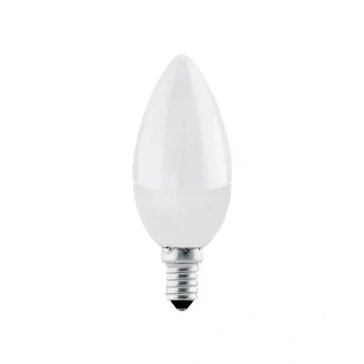Afbeelding van EGLO Ledlamp, E14, kaarsvorm, 5 watt (komt overeen met 40 gloeilamp), 470 lumen, neutraal wit, 4000 Kelvin, C37, Ø 3,7 cm