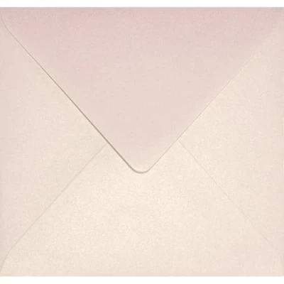 Afbeelding van Netuno 100 vierkante enveloppen roségoud 153 x mm Aster metallic Candy Pink Gold parelmoer glanzende voor uitnodigingen verjaardag bruiloft wenskaarten