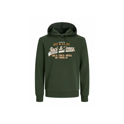 Afbeelding van Jack &amp; Jones Hoodie, Heren, Maat: XXL, Kombu green