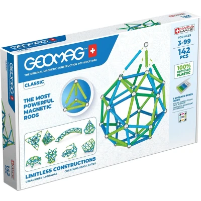 Afbeelding van Geomag Constructieset Classic Green Line Junior 142 delig
