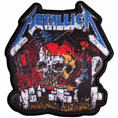 Afbeelding van Metallica Master Of Puppets Skull Patch Zwart/Multicolours