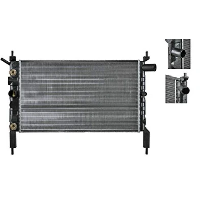 Afbeelding van MAHLE ORIGINAL CR 1492 000S Radiateur voor voertuigen zonder airco 525 320 26 Koelribben mechanisch gelast OPEL: Astra F CC