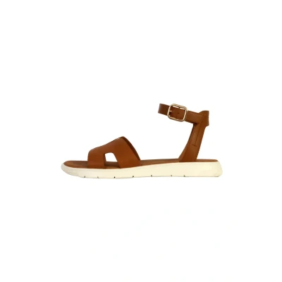 Afbeelding van Geox Dandra Sandalen, Dames, Maat: 38, Camel lt or Leer