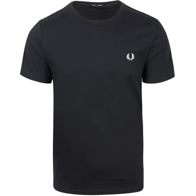 Afbeelding van Fred Perry CREW NECK Tshirt basic, Heren, Maat: Small, Navy