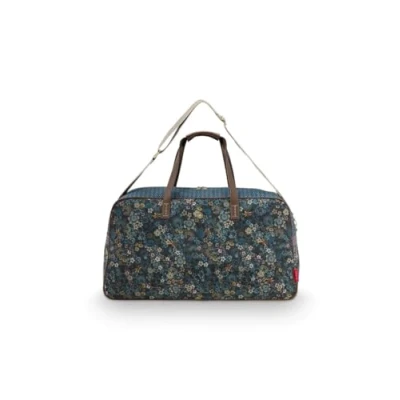 Afbeelding van Pip Studio Tovy Weekendtas Blauw Tutti i Fiori Waterafstotend