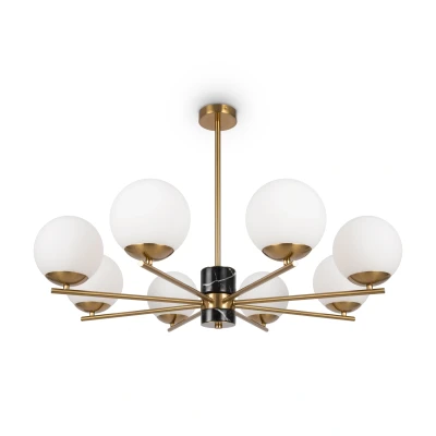 Afbeelding van Maytoni Hanglamp Marble Messing Ø81