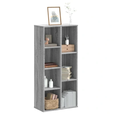 Afbeelding van vidaXL Boekenkast 50x25x105 cm bewerkt hout grijs sonoma eikenkleurig