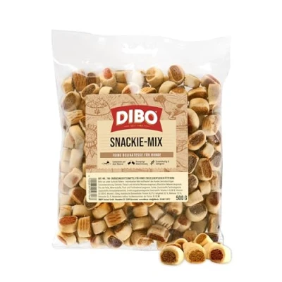 Afbeelding van Voordeelpakket: 2x500g DIBO Snackie Mix hondensnacks
