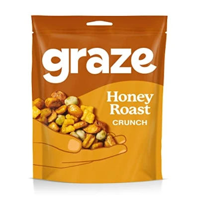 Afbeelding van Graze Healthy Snacks geroosterde honing lekkernijen, 100 g