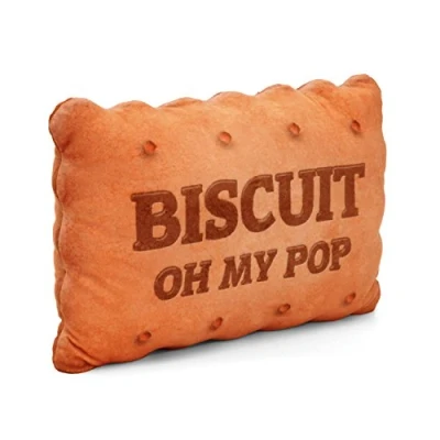 Afbeelding van Oh My Pop! Biscuit kussen (groot), Beige, 40 cm, casual, casual