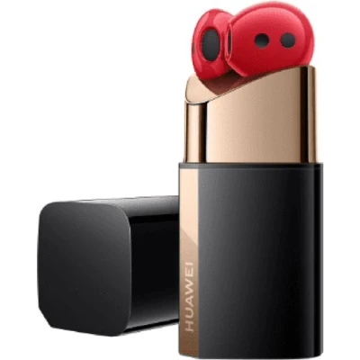 Image de Huawei FreeBuds Lipstick Écouteurs sans fil avec micro intra auriculaire Bluetooth Suppresseur de bruit actif rouge