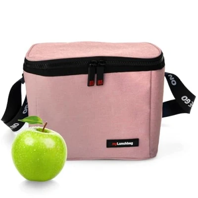 Afbeelding van IRIS 4 L roze gemêleerde lunchtas