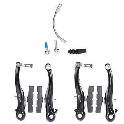 Afbeelding van Keenso Remhendel voor fiets, 1 paar remhendels V bike, mountainbike remmen van aluminiumlegering, set en achter (2 stuks)