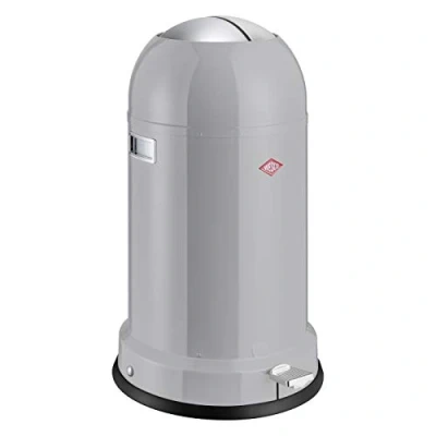 Afbeelding van Wesco Kickmaster Classic Line Soft afvalemmer 33 liter fris grijs