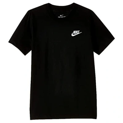 Afbeelding van Nike Sportswear TEE Futura Unisex Tshirt basic voor kinderen, Maat: 128/137, Black/white