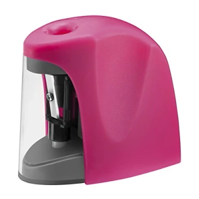 Afbeelding van Westcott puntenslijper elektrisch exclusief batterijen roze AC E55042