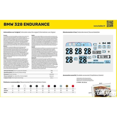 Afbeelding van Modelbouw auto BMW Endurance Heller