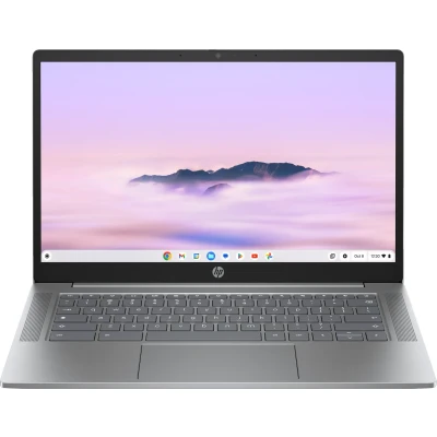Afbeelding van HP Chromebook Plus 14&#039;&#039; Laptop 14a nf0004nb Meteor Silver Azerty toetsenbord met verlichting