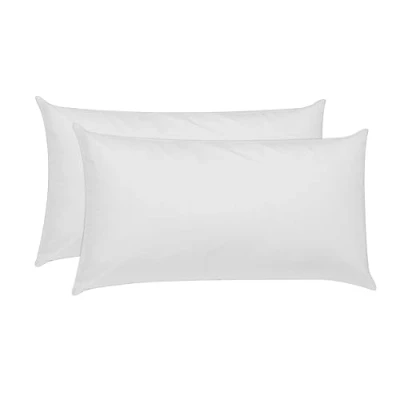 Afbeelding van Pikolin Home Set van 2 vezelkussens, bescherming tegen mijten, overtrek 100% katoen, gemiddelde sterkte, 40 x 70 cm, hoogte 18 cm