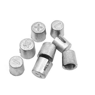 Afbeelding van WANGCL 4 paar batterij terminalhoezen, batterijhoezen voor accu terminal converter post adapters metaal materiaal anode kathode hoezen