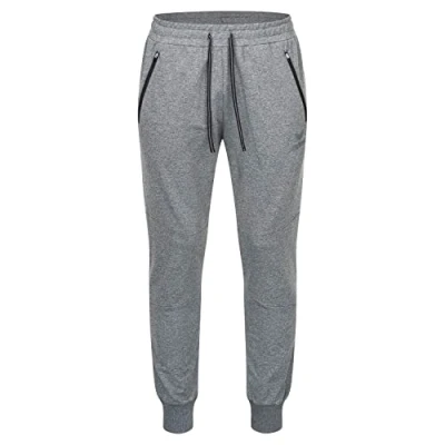 Afbeelding van ERIMA Essential sweatbroek licht grey melange/zwart / L
