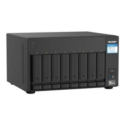 Image de QNAP TS 832PX 4G Serveur NAS 8 Baies SATA 6Gb/s RAID 0 1 5 6 10 50 JBOD 60 RAM 4 Go Gigabit Ethernet / 2.5 iSCSI support