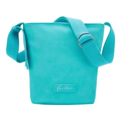 Afbeelding van Fritzi aus Preußen Schoudertas Sumo02 Rub Mix Crossbody Bag Cyan Turquoise
