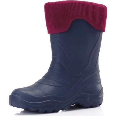 Afbeelding van Ladeheid LA LMG 861 Termix Dames Regenlaarzen Rubber Gevoerd EVA Waterdicht Blauw 295c/Roze 24/25