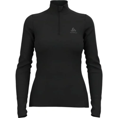 Afbeelding van Odlo Natural Merino 200 Half Zip Turtle Neck LS Thermoshirt Vrouwen Maat M