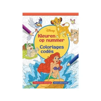 Afbeelding van Disney Kleuren op nummer / Coloriages codés