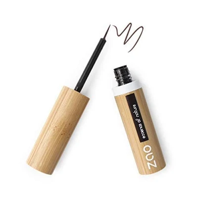 Afbeelding van ZAO Eyeliner 071 donkerbruin, navulbaar, biologisch, veganistisch, 100% natuurlijk