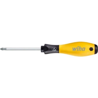 Afbeelding van Wiha 311SF 08185 ESD Kruiskop schroevendraaier PH 1 Koplengte: 80 mm DIN EN 61340 5