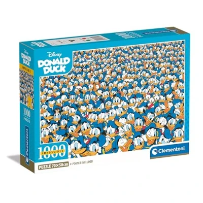 Image de Puzzle 1000 pièces Clementoni Compact Impossible Donald
