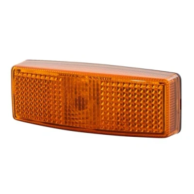 Afbeelding van HELLA 2PS 006 717 051 zijmarkeringslicht, sjabloonlicht, aanhanger, caravan, halogeen, 24/12 V, schroefaansluiting/montage, ADR/GGVS, raamkleur: geel, links/rechts,