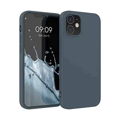 Afbeelding van kwmobile telefoonhoesje geschikt voor Apple iPhone 12 / Pro Hoesje smartphone Back cover in leisteen
