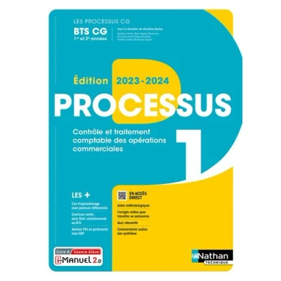 Image de Processus 1 BTS CG 1re et 2e années (Les CG) Livre + licence élève 2023