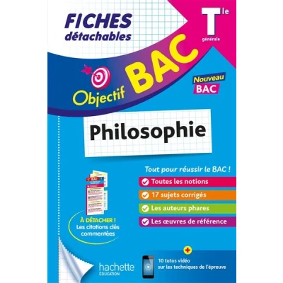 Image de Objectif BAC Fiches Philosophie Tle