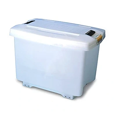 Image de Boîte à ingrédients avec clips de couleurs et roulettes Araven 70 L Polypropylène70