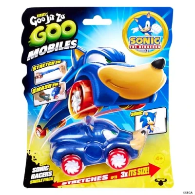 Afbeelding van Heroes of Goo Jit Zu Mobiles Sonic Racer the Hedgehog. Stretch &#039;em! Smash Twist Ideaal cadeau voor fans van en
