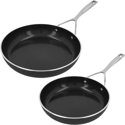 Image de Demeyere Alu Industry 3 Ceraforce Set de Poêles à Frire 24 + 28 cm