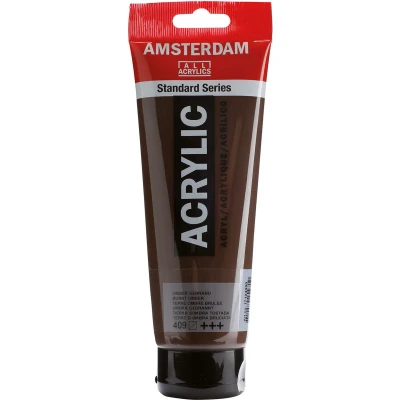 Afbeelding van Amsterdam Standard Series Acrylverf Tube 120 ml Omber Gebrand 409