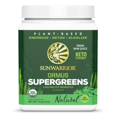 Afbeelding van Sunwarrior Biologische Ormus Supergreens Natural 225 Gram