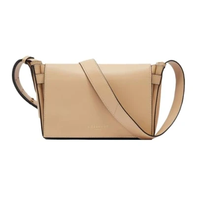 Afbeelding van LIEBESKIND BERLIN Leren Schoudertas Kodiaq Sheep Hilla Crossbody Bag Beige