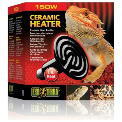 Afbeelding van Exo Terra Verwarming Reptielen Keramische Warmtestraler 150w 10.5x10.5x13.5cm 1st