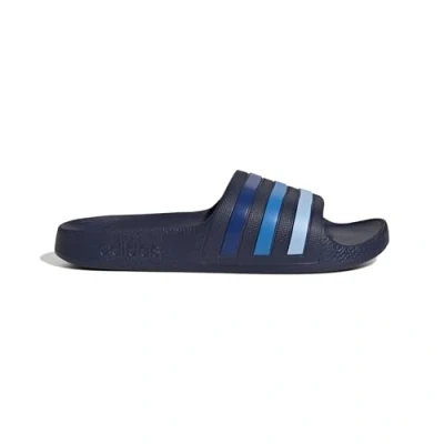 Afbeelding van adidas Performance Adilette AQUA Unisex Pantoffels voor kinderen, Maat: 29, Dark blue/team royal blue/glow blue Kunststof