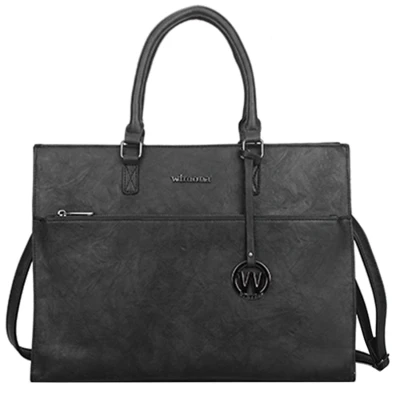 Afbeelding van Wimona Franca 14&#039;&#039; Laptoptas zwart
